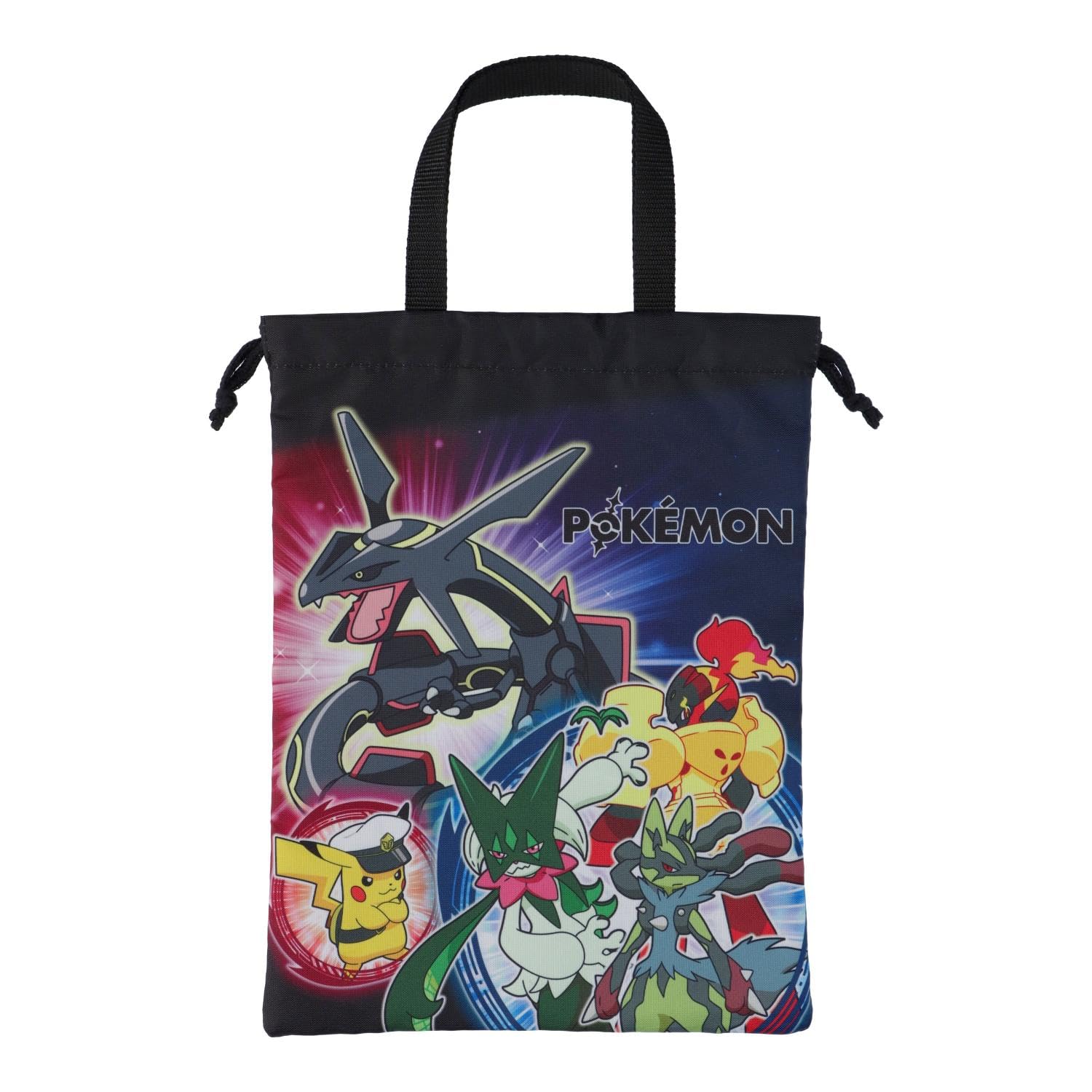 Drawstring Shoe Case LPK71980 Collection [Pokémon] Black/Pokémon