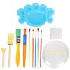 YS8011 Conjunto de Pintura Infantil DIY Grafite Pincel de Belas Artes Paleta Balde Brinquedos de Desenho