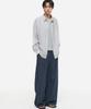 DNSR Cozy Pajama Striped Pants Navy