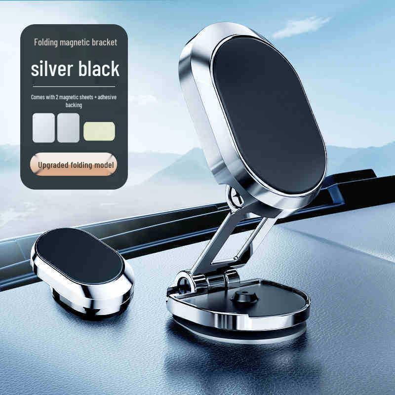 

Electric Suction Cup Phone Car Mount: Foldable, Rotating, Magnetic Navigation Holder for Car and Desktop Use