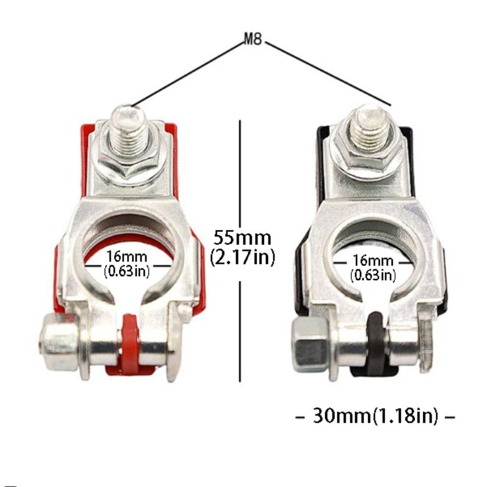 Universal Battery Terminals Top Post Quick Release Connector Battery Terminal Automotive