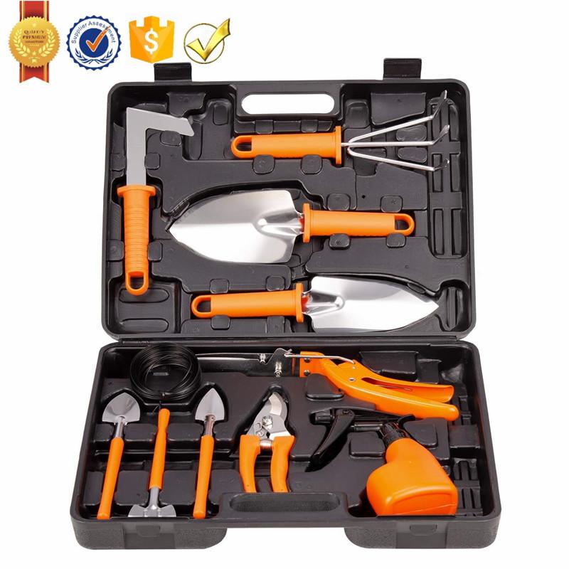 GT03B Garden Tool Set 10 Pieces, Heavy Duty Custom Garden Tool Set With Bag for Gardening, Tool Garden (Yellow,Garden Tool Kits&10) жёлтый