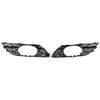 Artudatech Front Fog Light Grill Chrome Trim Cover Set Fit Mercedes-Benz E-CLASS W211 2007 2008 2009 Car Accessories