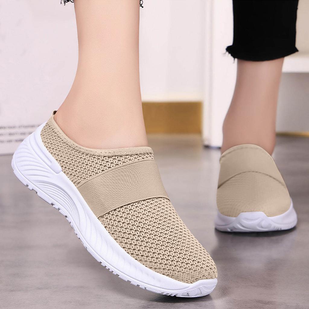 Hollow Out Women's Ladies Mesh Shoes Footwear Flat Breathable Shoes