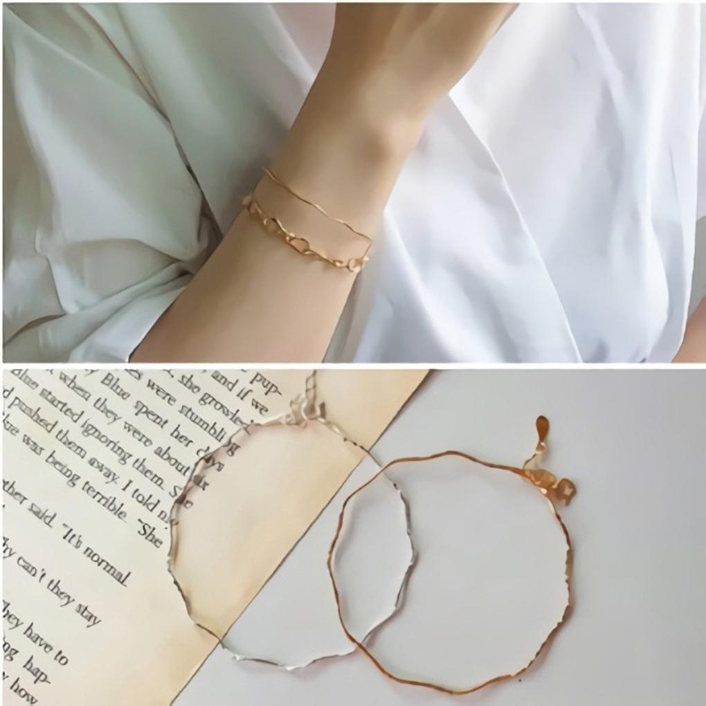 

Simple Ball Chain Daily 925 Silver Bracelet Thin Autowave Silver