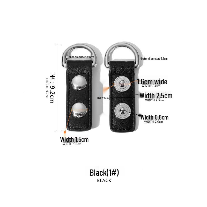 Adjustable D-40 Leather Messenger Bag Shoulder Strap with Wear-Resistant Replacement Buckles