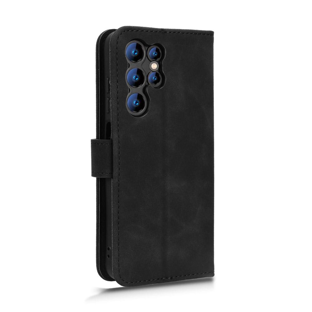 Dla Oukitel C1 Skórzane Etui Skóra w Dotyku Odporne na Upadki Portfel Klapka Pokrowiec na Telefon