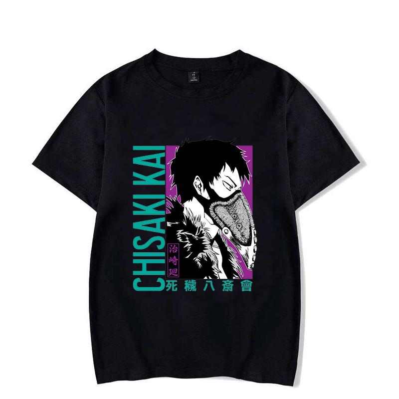 Fashion Anime Chisaki Kai Printed Short Sleeve Anime Chisaki Kai T-Shirt For Women Summer Casual T-Shirts Creative Tops
