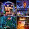 200 LEDs 82ft Multicolor Christmas Tree Lights, LED Christmas Light String, 8 Fairy Light Modes with Memory Timer Function