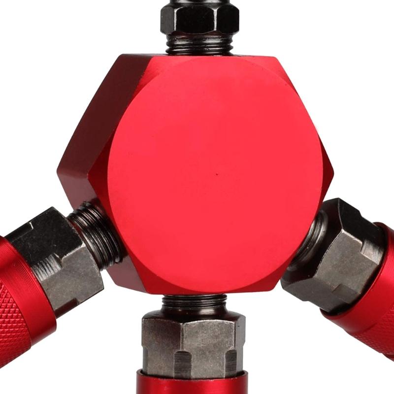 Air Splitter with Coupler and 1/4" Plugs Air Compressor Hose Accessories