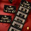 Christmas Red Cash Envelope Black Gold Folding Red Envelope Surprise Gift Party Gift Children's Surprise Gift Box