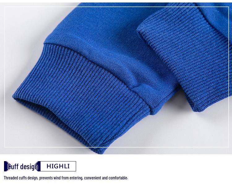 Autumn/Winter Solid Color Hooded Sweatshirt for Kids, Casual Top/Outerwear, Custom Patterns Available