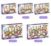 Girls DIY Flower Garden Toys Building Blocks Kids Toddlers Playset Bouquet Creative Growing Floral Garden Parents-child Interct