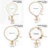 IngeSight.Z Klassische Muschel Anhänger Halskette für Damen Böhmische Seestern Perlen Choker Halskette Sommer Strand Hals Schmuck