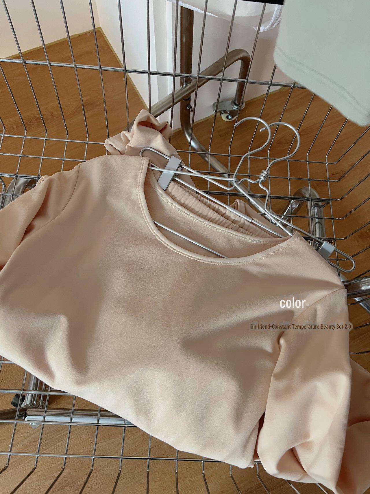 

«Girlfriend 2.0 Термальный набор для ухода за кожей»: Бесшовный осенний топ и низ для женщин. One Size 80-140