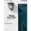 Custom Metal Address Number Sign for Home House Plaque Decor