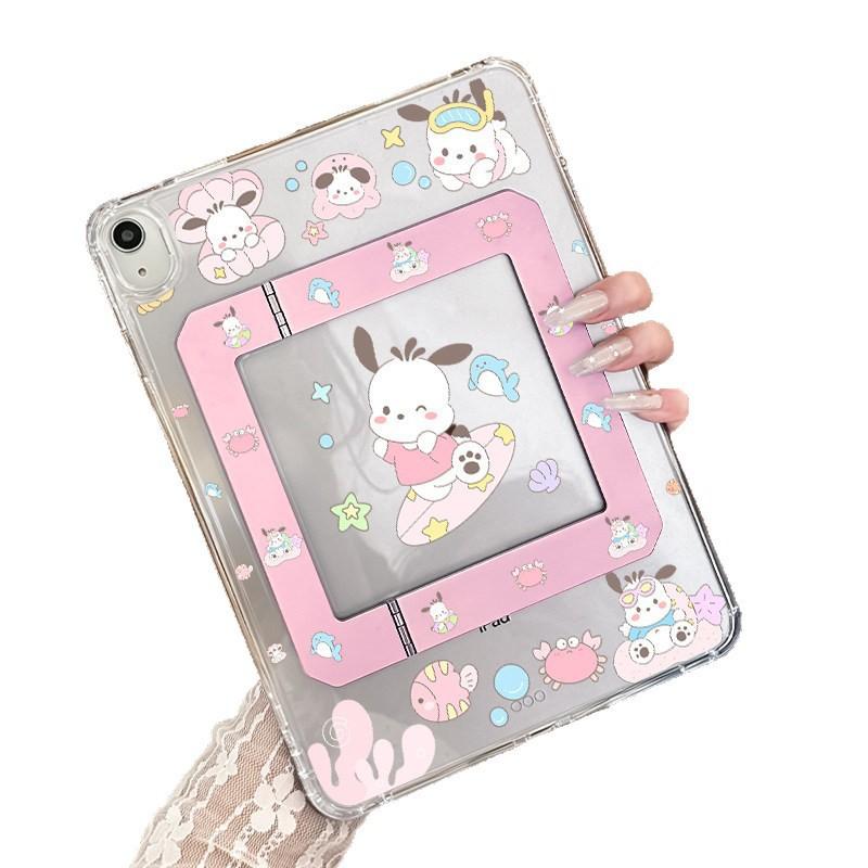 Cute Animal Cartoon IPad Case With Air Cushion Protection Mini 7/6 5/6/7/8 Pro 11/13 Inch Stand Auto Sleep
