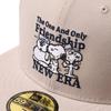 New Era 59FIFTY PEANUTS FRIENDSHIP Stone 14682621 Size 7 (55.8cm)