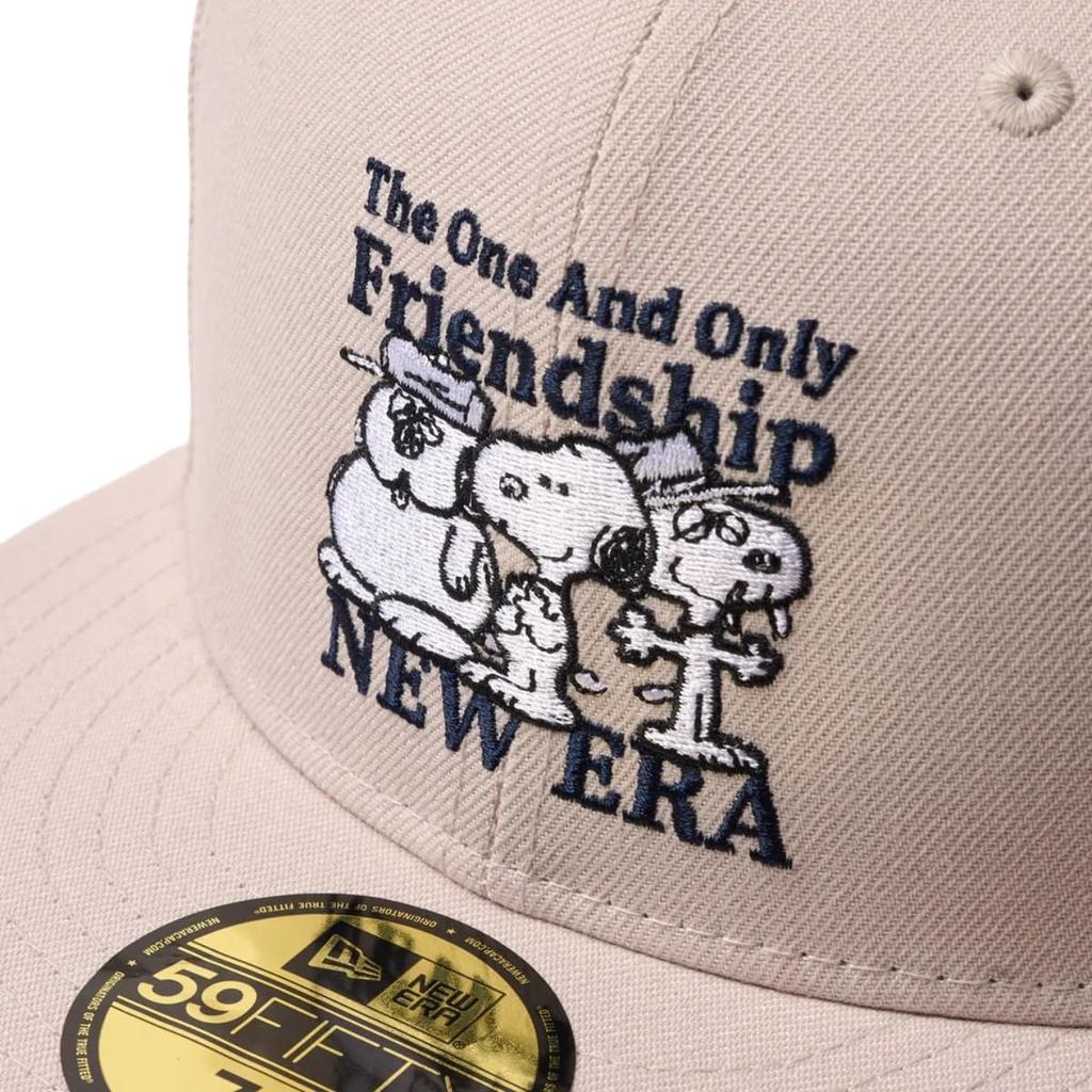 New Era 59FIFTY PEANUTS FRIENDSHIP Stone 14682621 Size 7 (55.8cm)