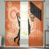 Basketball Shooting Sports Curtain For Living Room Transparent Tulle Curtains Window Sheer For The Bedroom Accessories Decor