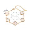 Bracciale Quadrifoglio da 15 mm per Donna Double-sided Lussuoso e Sofisticato Bracciale alla Moda