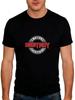 Herren Schwarzes Grafik-T-Shirt 'Emotions Destroy Everything'