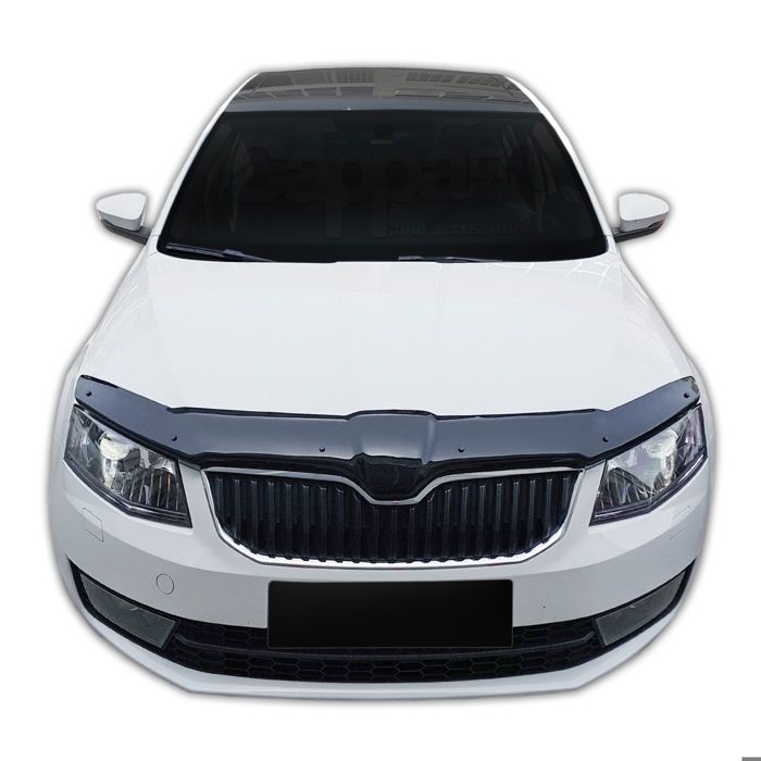 SCOUTT | Bra Capot Déflecteur Protection Pour Skoda Octavia 3 2013-2019, Aérodynamique, Assemblage Facile, Aucun perçage requis
