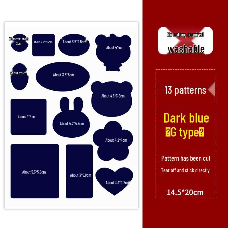 16-Color Self-Adhesive Seamless Repair Patch for Clothes and Jackets