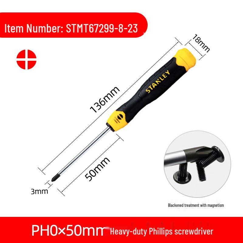 Магнитный набор отверток Stanley Phillips и шлицевых с маленькими Torx