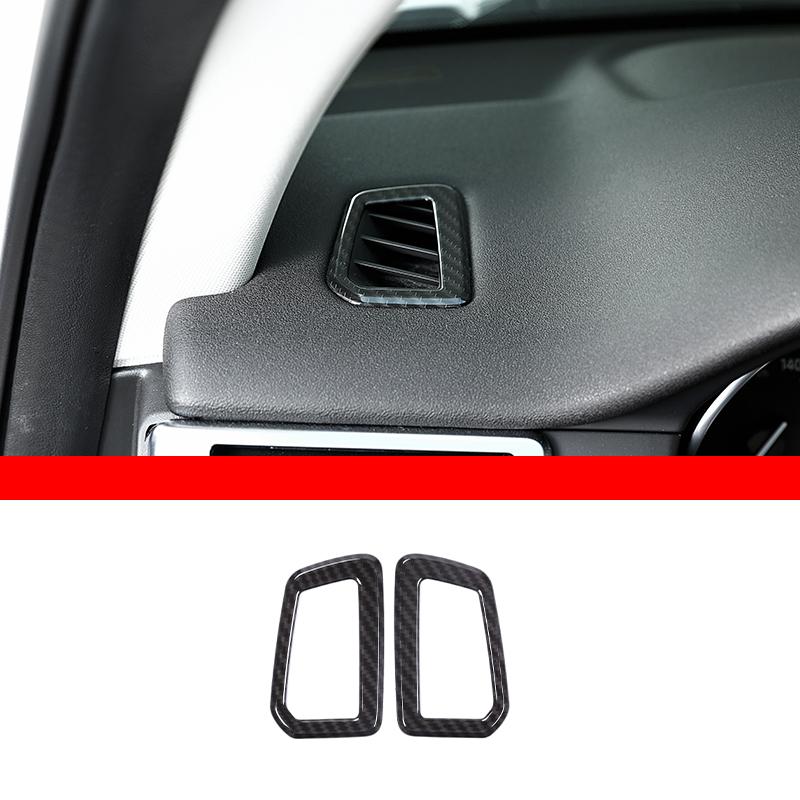 Car Interior Carbon Fiber Style Modified Stickers For Land Rover Discovery Sport 2015-2019 Auto Gear Shift Panel Cover Accessory