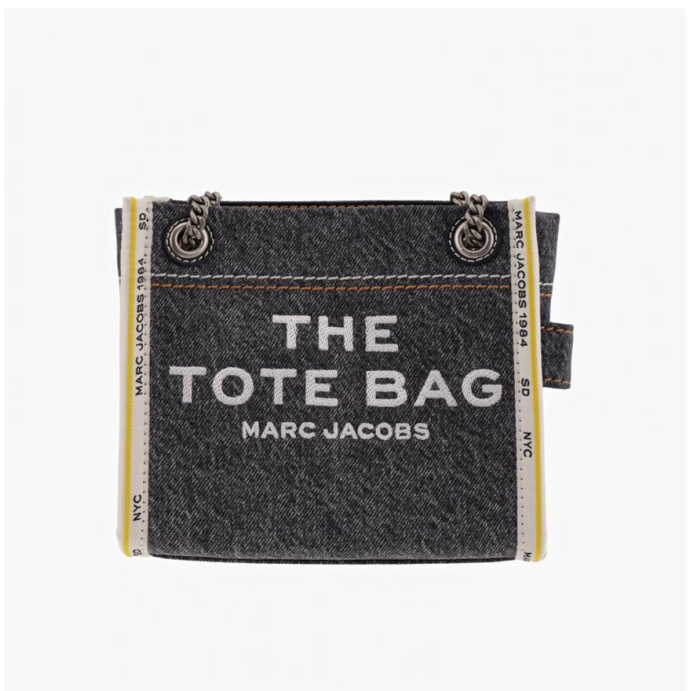 Marc Jacobs 2f4hcr016h05 965 Denimowa Torba Crossbody z Łańcuszkiem