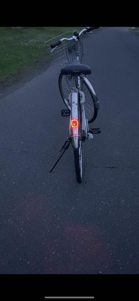 Hapyson Solar Auto Tail Dark Gray YB-600 Bicycle,
