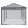 Vidaxl Foldable Party Tent With Walls, Anthracite, 3X6 M