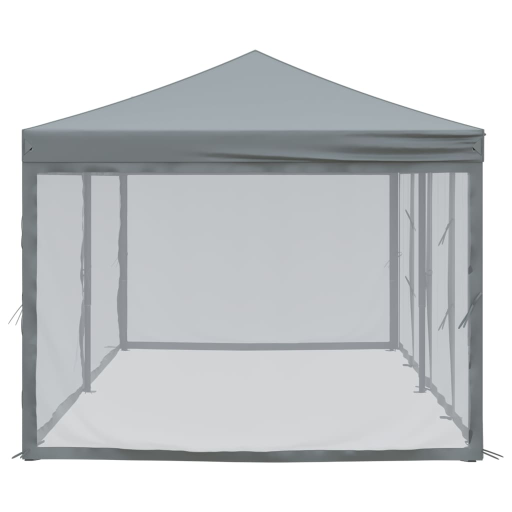 Vidaxl Foldable Party Tent With Walls, Anthracite, 3X6 M