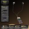 Clip On Bluetooth 5.4 Wireless Gaming Earphones Tf Card K Song Monitor Mode In Ear Earphones For Sports Driving Live Broadcast