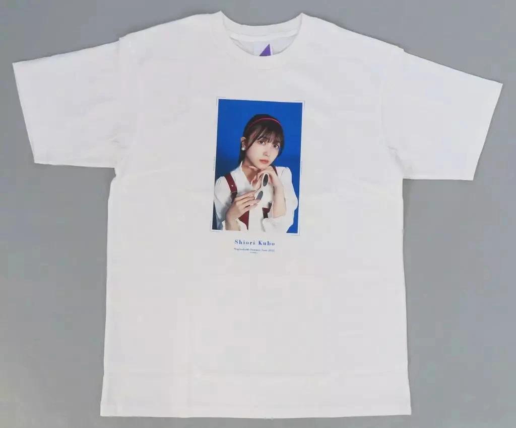 Nogizaka46 Kubo Shiori Photo T T-Shirt White L Cotton 2025 Tour Limited 4XL