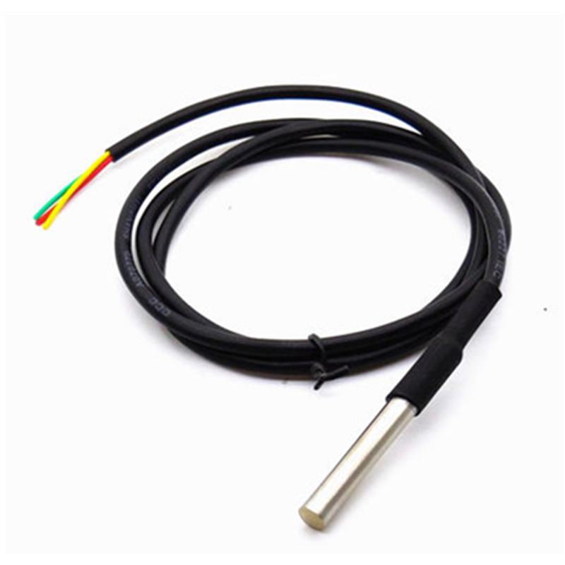 Stainless Steel Waterproof DS18B20 Temperature Probe Sensor