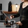 Espresso Distribution Tool Adjustable Range Coffee Stirrer Needle 0.4mm Magnetic Stand Storage Stirrer Needle