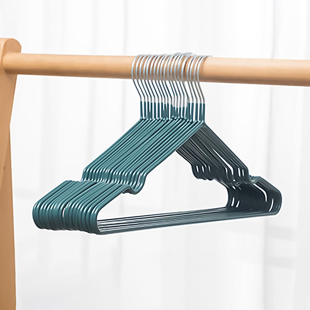 

10 шт. Нескользящая вешалка для одежды с пластиковым покрытием, для общежития, для сушки одежды, для взрослой одежды, бытовая толстая опора для одежды