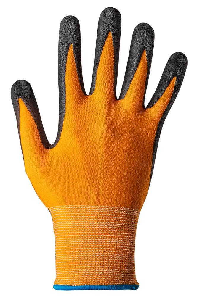 Nylon Work Gloves With Nitil Dots, 4131X, Size 9