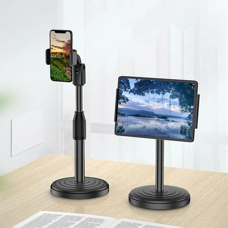 Mobile Phone Bracket With Anti-Slip Base Handsfree Movie Watching Stand For Home Office Live Stream Bedroom Table Viewing Holder