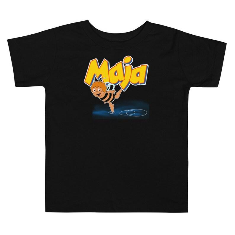 80s retro vintage nostalgia tv show kids Fernsehserie Zeichentrick Maja Toddler Tee 140
