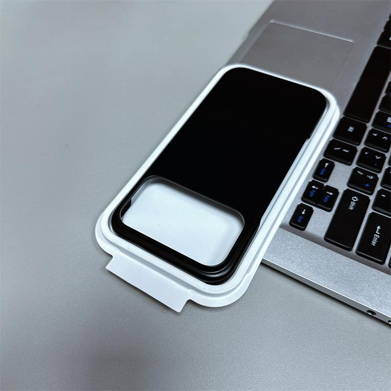 Matte Einfarbige Ultra-Dünne Harte Rückseitenhülle Für iPhone 17 Air 16 15 14 Plus 13 mini 12 11 Pro Max SE 2 3 Sandstein Halbe Abdeckung PC-Hülle
