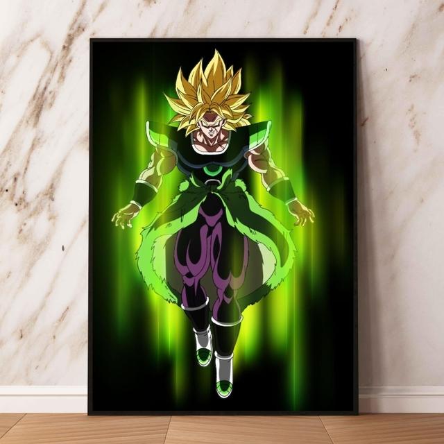 Sept impressions et impressions de figurines Dragon Ball, Art de haute qualité pour la décoration murale du salon