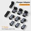 Adaptér nabíječky USB typu C/Micro/ios pro Garmin Fenix 7/6/5 Instinct 2S Venu 2 Plus EPIX forerunner 745 Watch Charging Converter