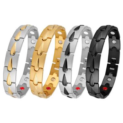 Hot-selling 12mm Wide Water Drop Magnet Bracelet Removable Magnetic Health Bracelet