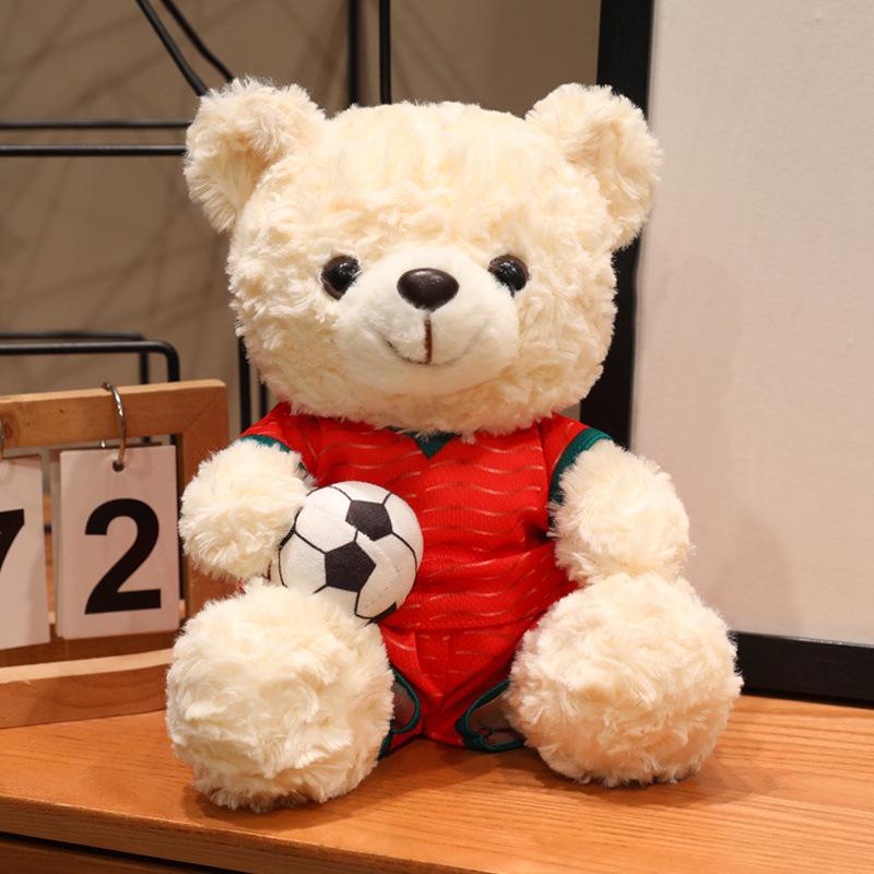 Soft Plush Bear with School Emblem - Cozy Gift for Kids