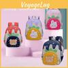 Trendy Nylon Cartoon Backpack For Kids Unisex Adorable Kindergarten Shoulder Bag