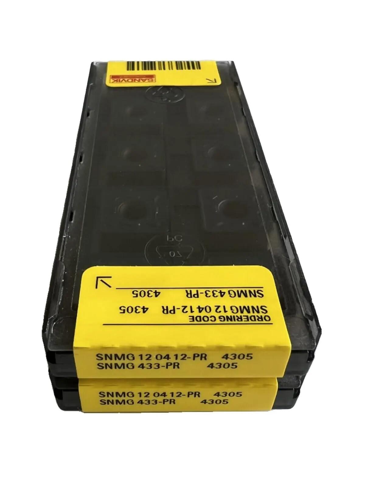 

Original Sandvik / SNMG120412-PR 4305 / CNC lathe carbide blade 10 PCS
