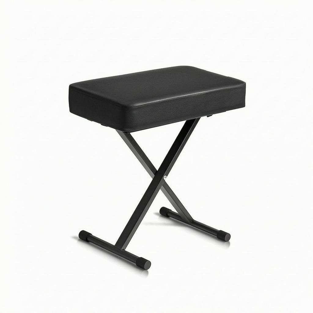 Keyboard Bench Portable Stool with Padded Seat Easy To Clean for Pianists